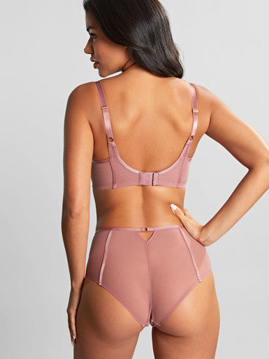 Rosa Suspender Brief - Rose Gold