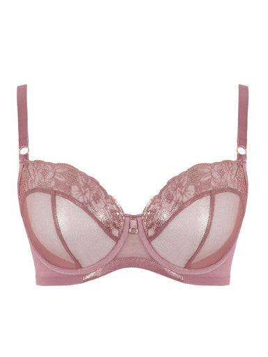 Rosa Balconette Bra - Rose Gold