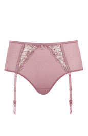 Rosa Suspender Brief - Rose Gold