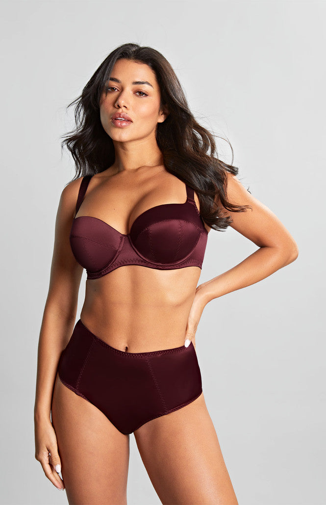 Grace Balcony UW Bra - Bordeaux Wine