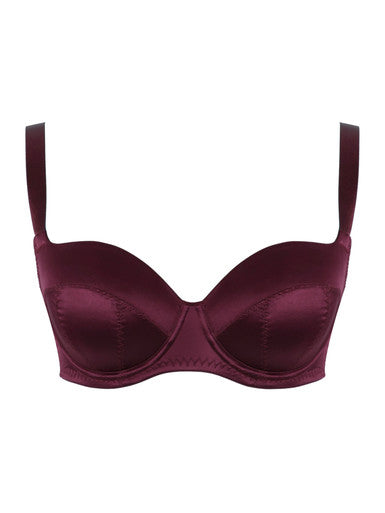 Grace Balcony UW Bra - Bordeaux Wine