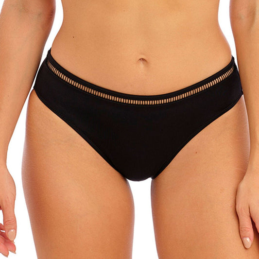 East Hampton Mid Rise Bikini Bottom - Black