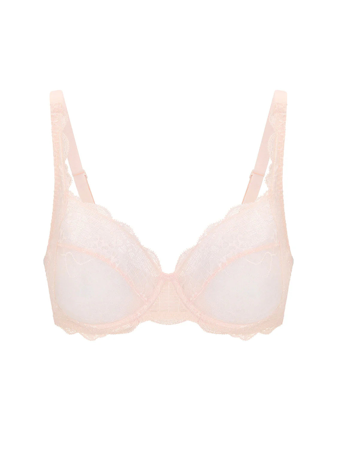 Reve Square Neck Full Cup Bra - Sakura Pink