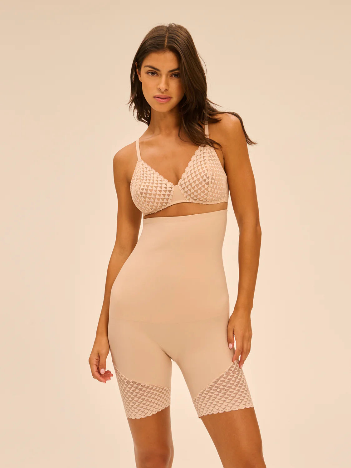 Subtile High Waist Shaper Short - Peau Rose