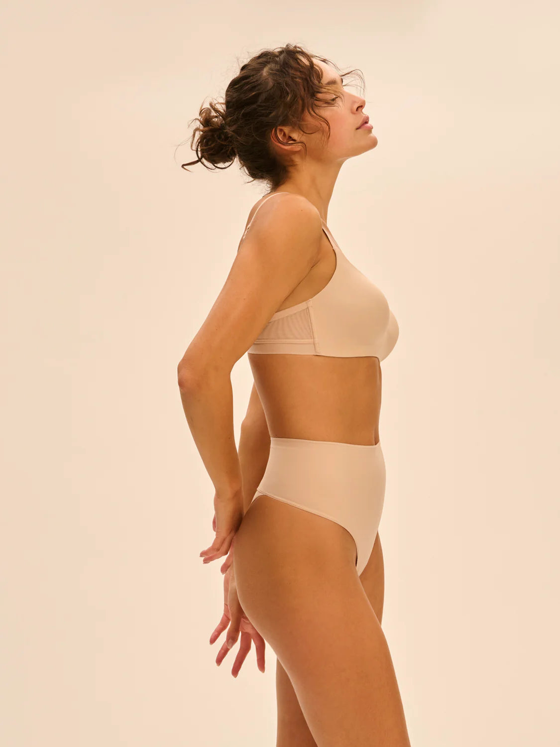 Story High Waist Shaper Thong - Peau Rose