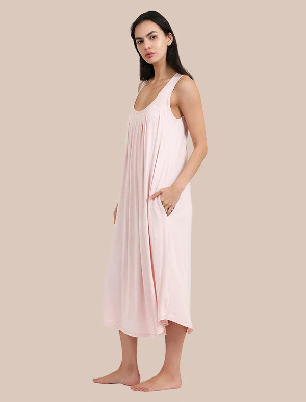 Kate Modal Maxi Nightie - Papinelle Pink