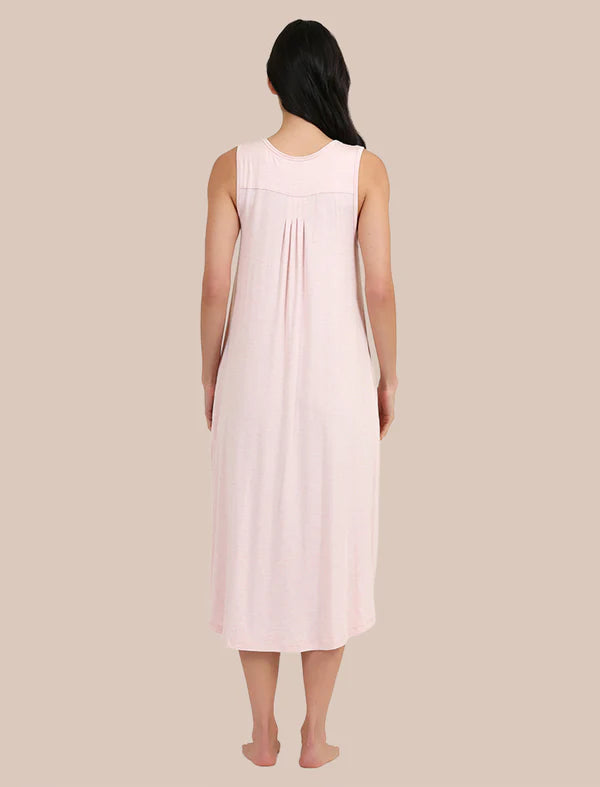 Kate Modal Maxi Nightie - Papinelle Pink