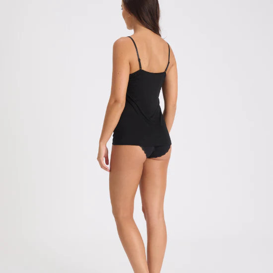 Silk Jersey Camisole - Black