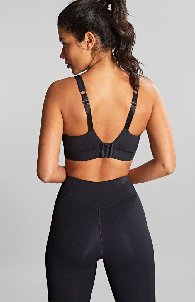 Endurance Non Padded Wired Sports Bra - Black