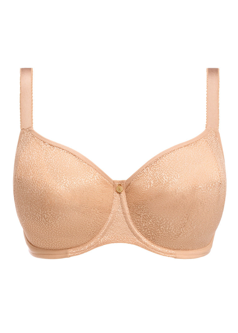 Demure Moulded Non Padded Bra - Natural Beige