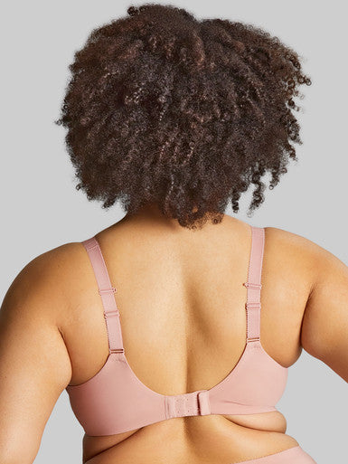 Roxie Underwire Plunge Bra - Misty Rose