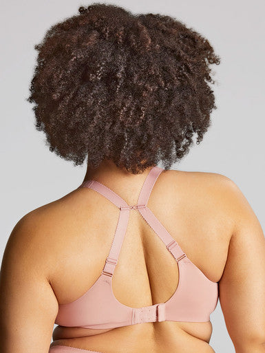 Roxie Underwire Plunge Bra - Misty Rose