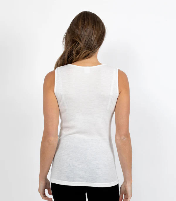 Pure Merino Wool Vest - Ivory