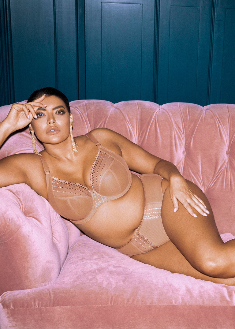 Matilda UW Plunge Bra - Cafe Au Lait