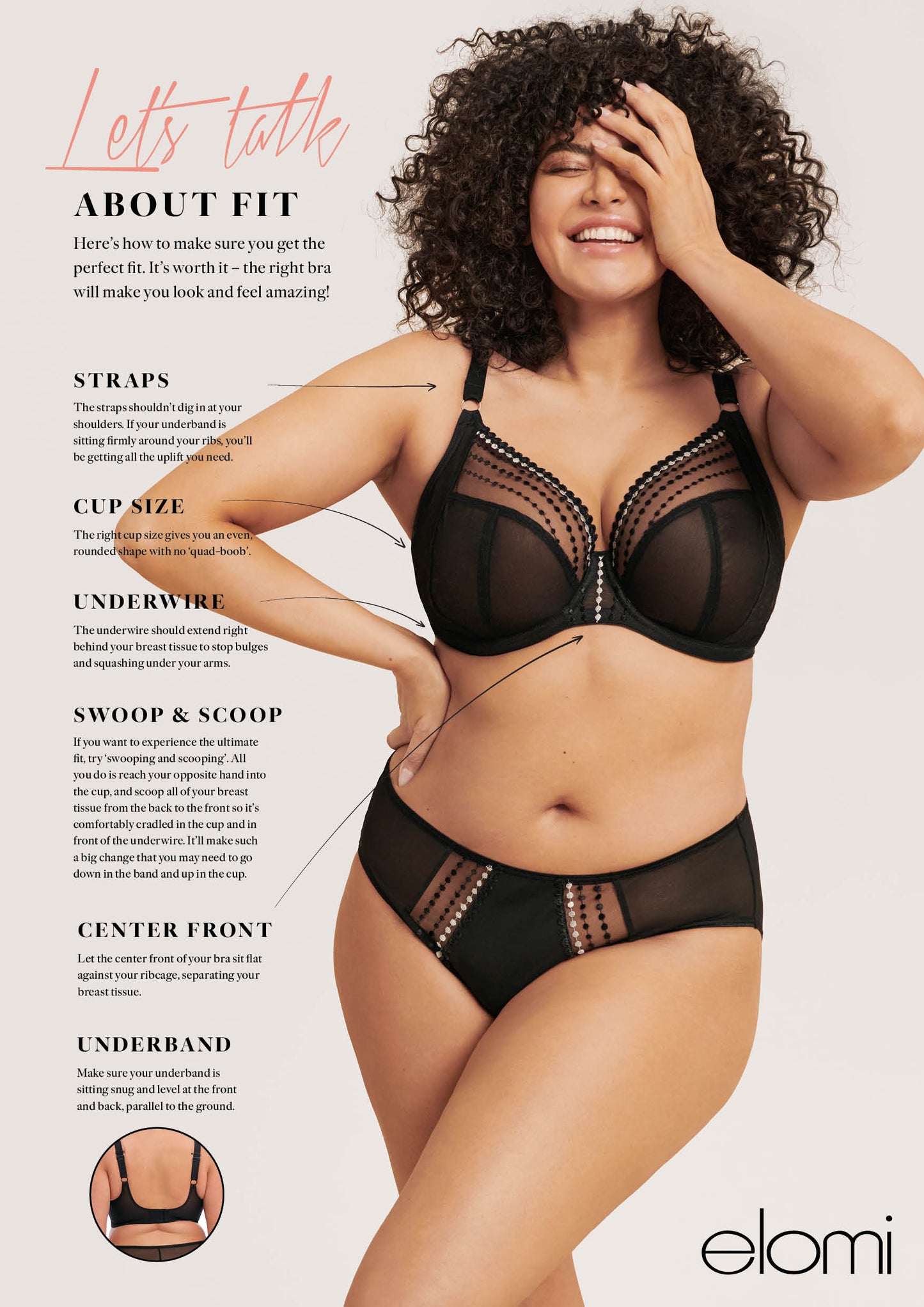 Matilda UW Plunge Bra - Cafe Au Lait