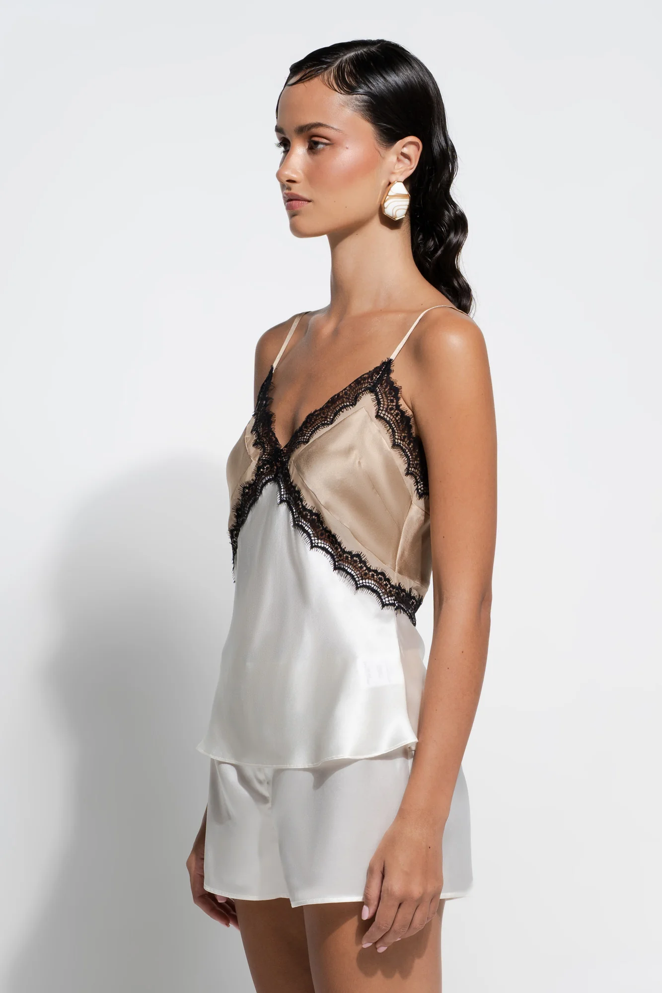 Billie Cami - Gold/Cream