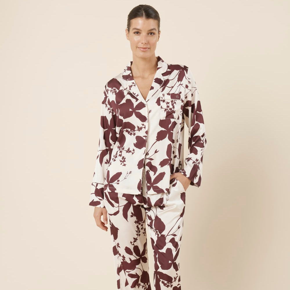 Ivy Silky Satin PJ Set