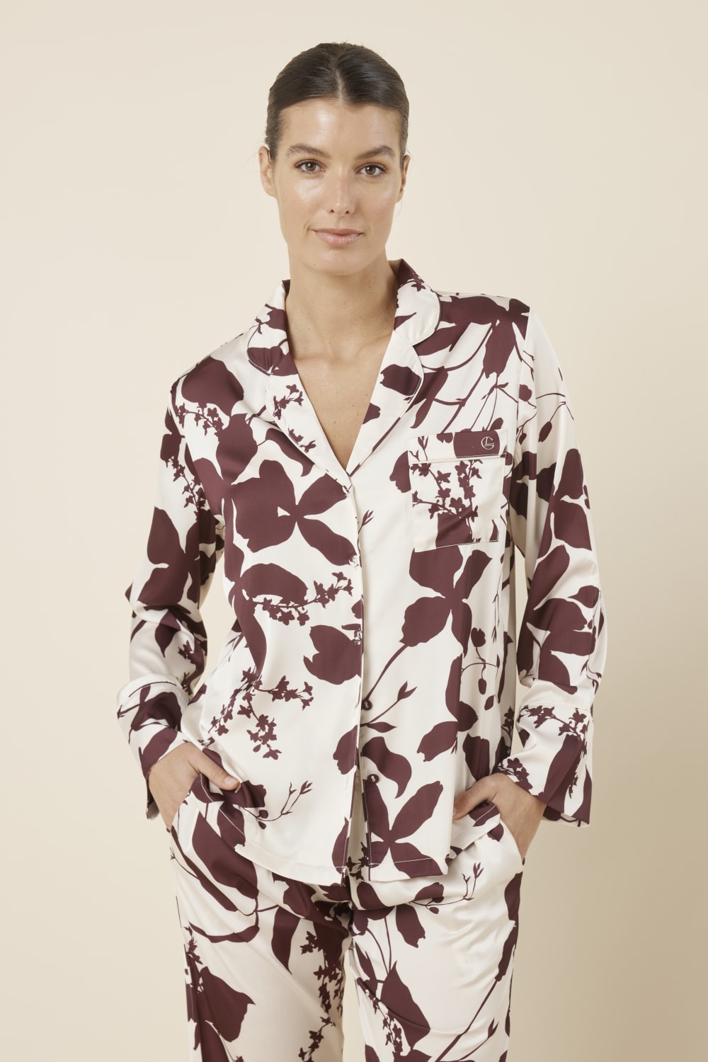 Ivy Silky Satin PJ Set