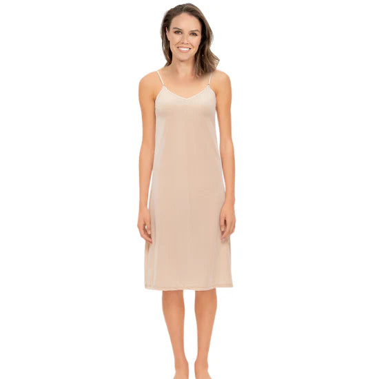 Smooth Longline Slip - Beige