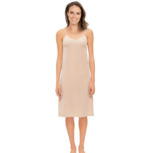 Smooth Longline Slip - Beige