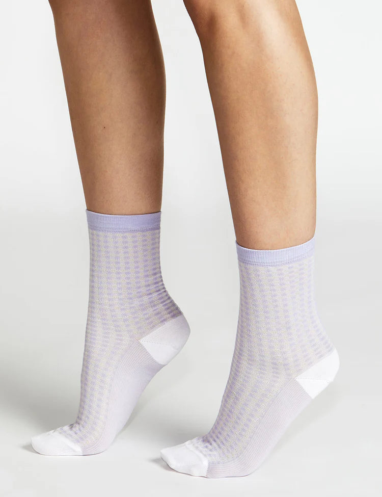 Grazia Check Crew Socks