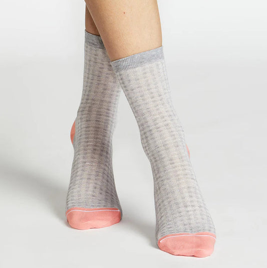 Grazia Check Crew Socks