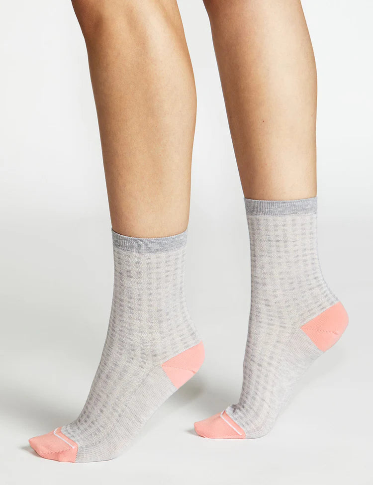 Grazia Check Crew Socks
