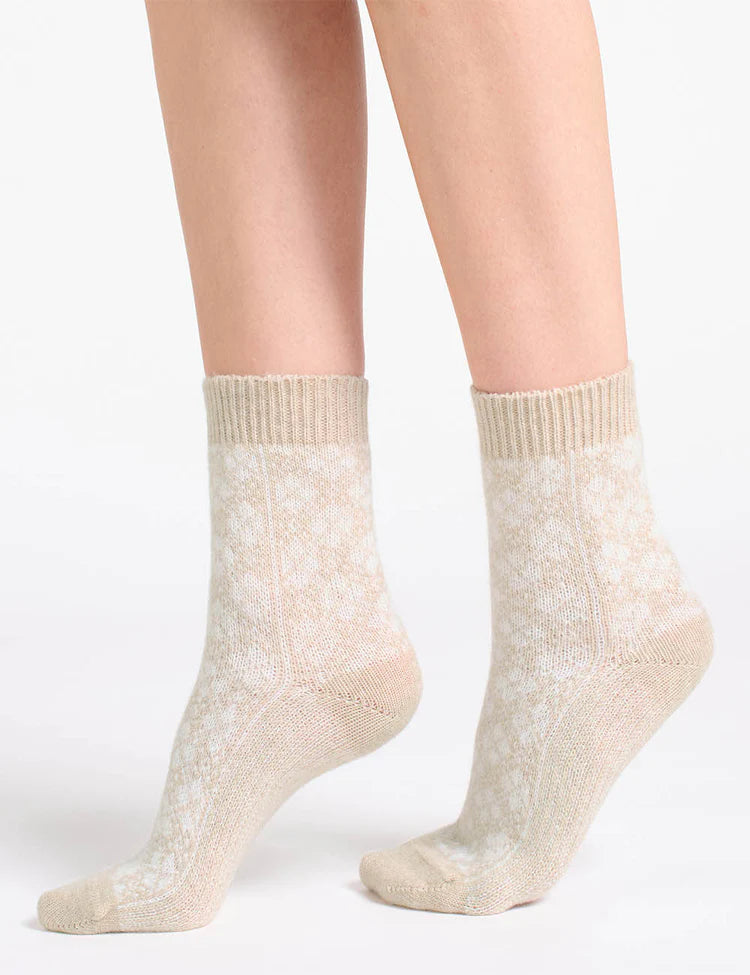Leona Diamond Crew Socks