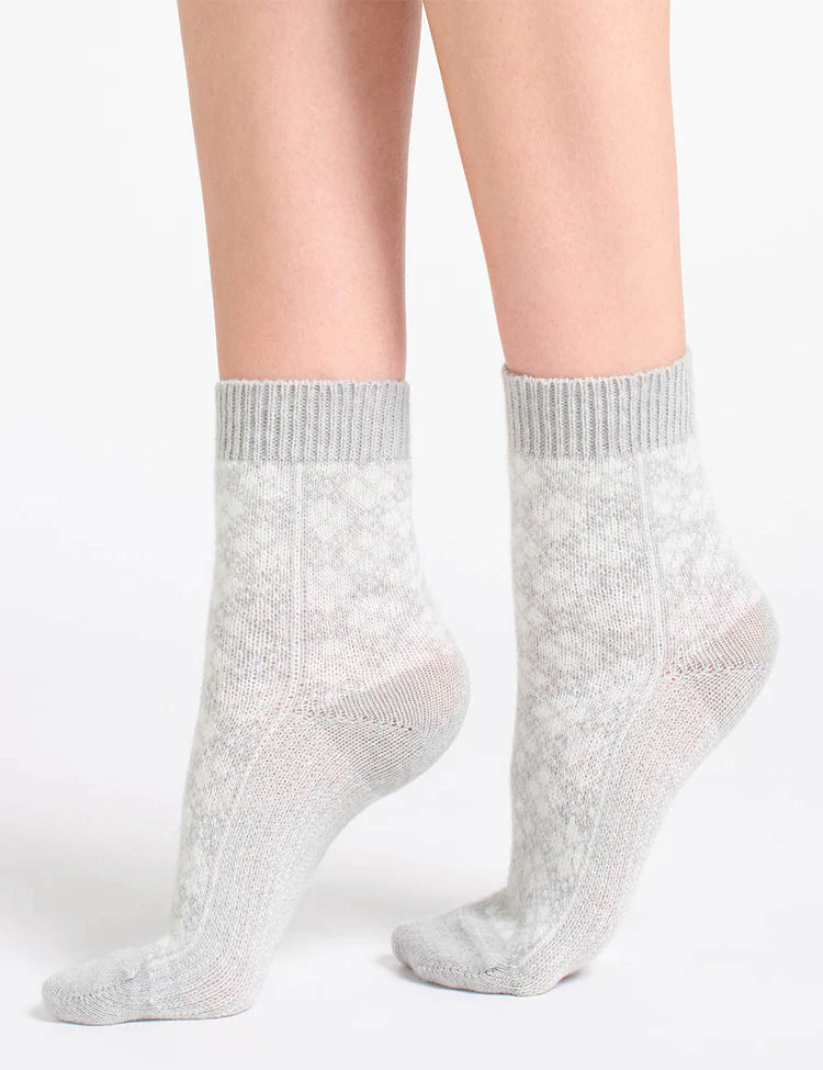Leona Diamond Crew Socks