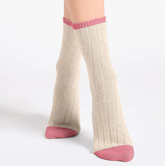 Serena Rib Crew Socks