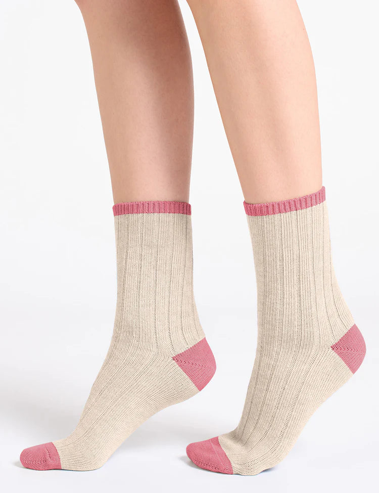 Serena Rib Crew Socks