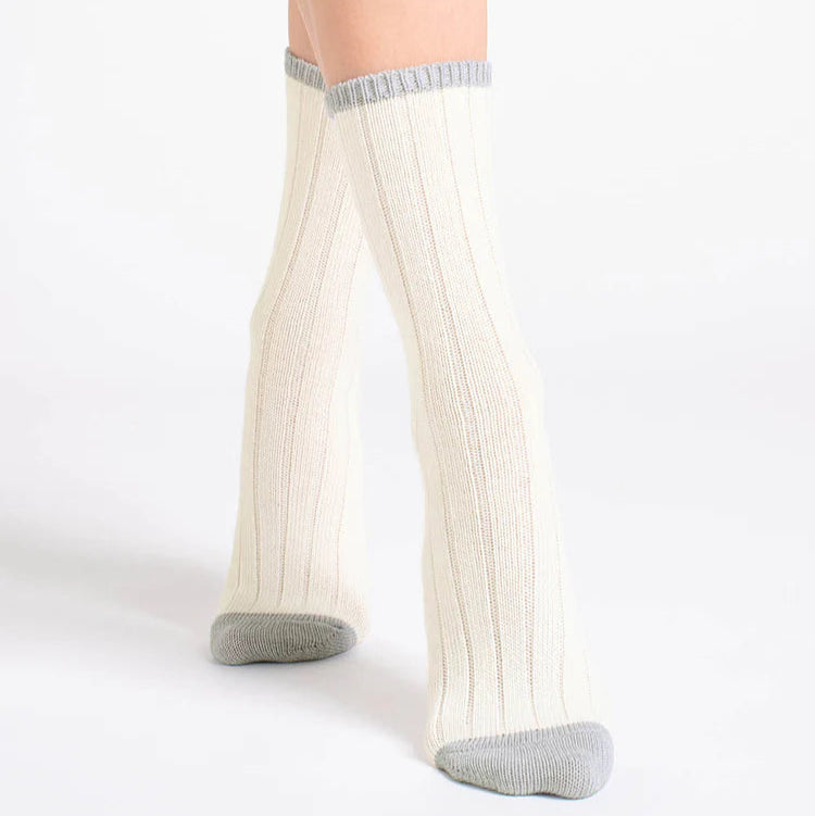 Serena Rib Crew Socks