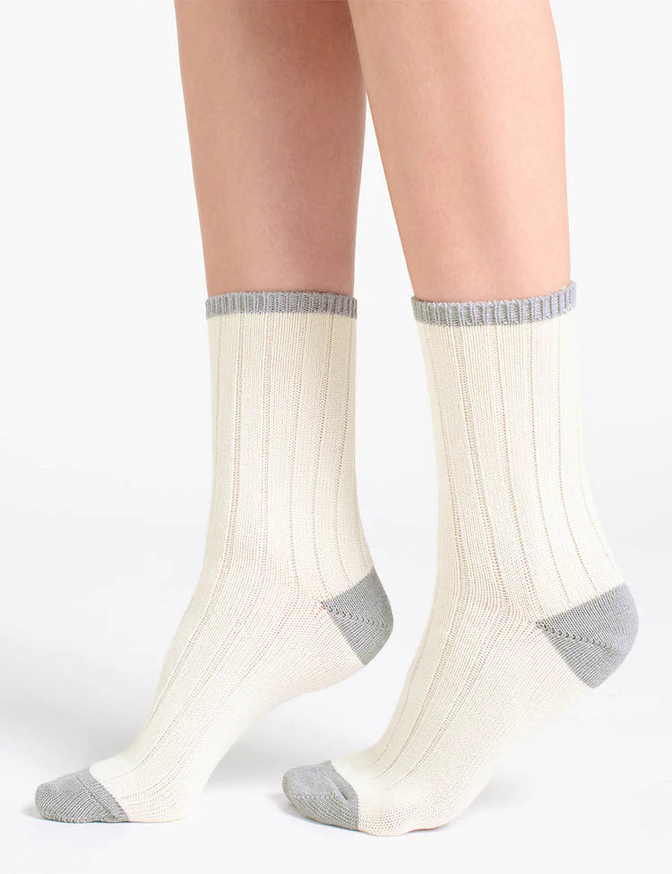 Serena Rib Crew Socks