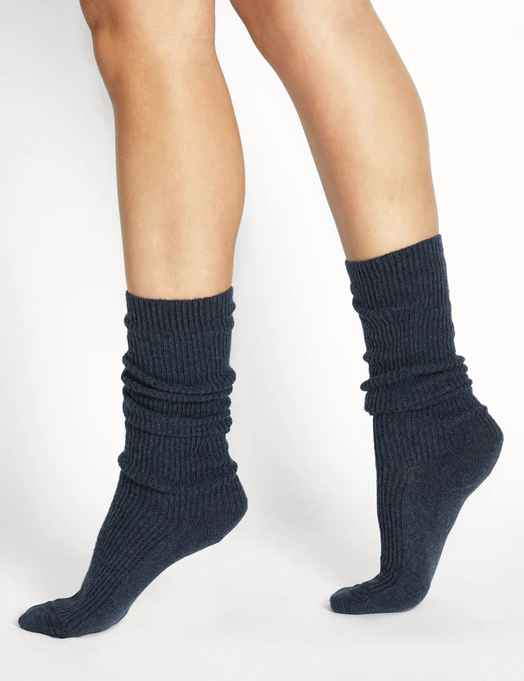 Slouchy Wool/Cashmere Socks