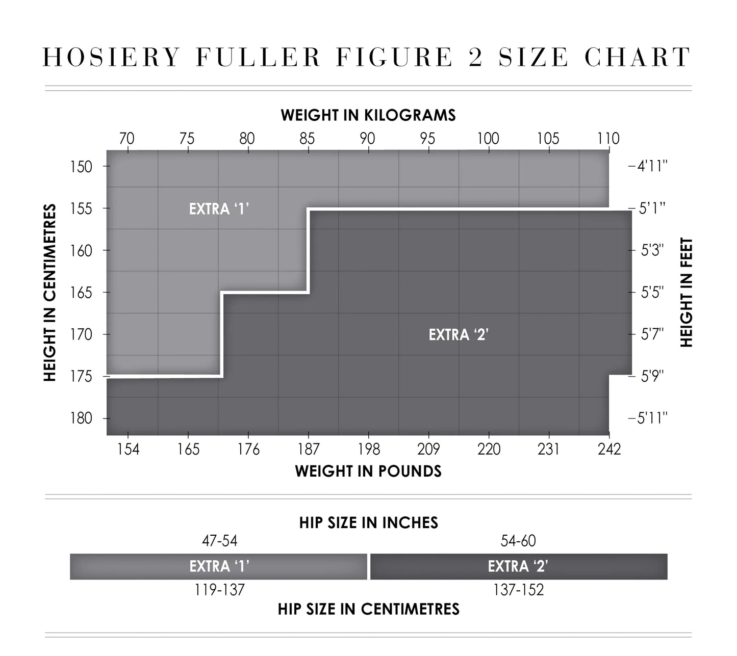 Extra Fuller Figure Opaque Pantyhose - Black