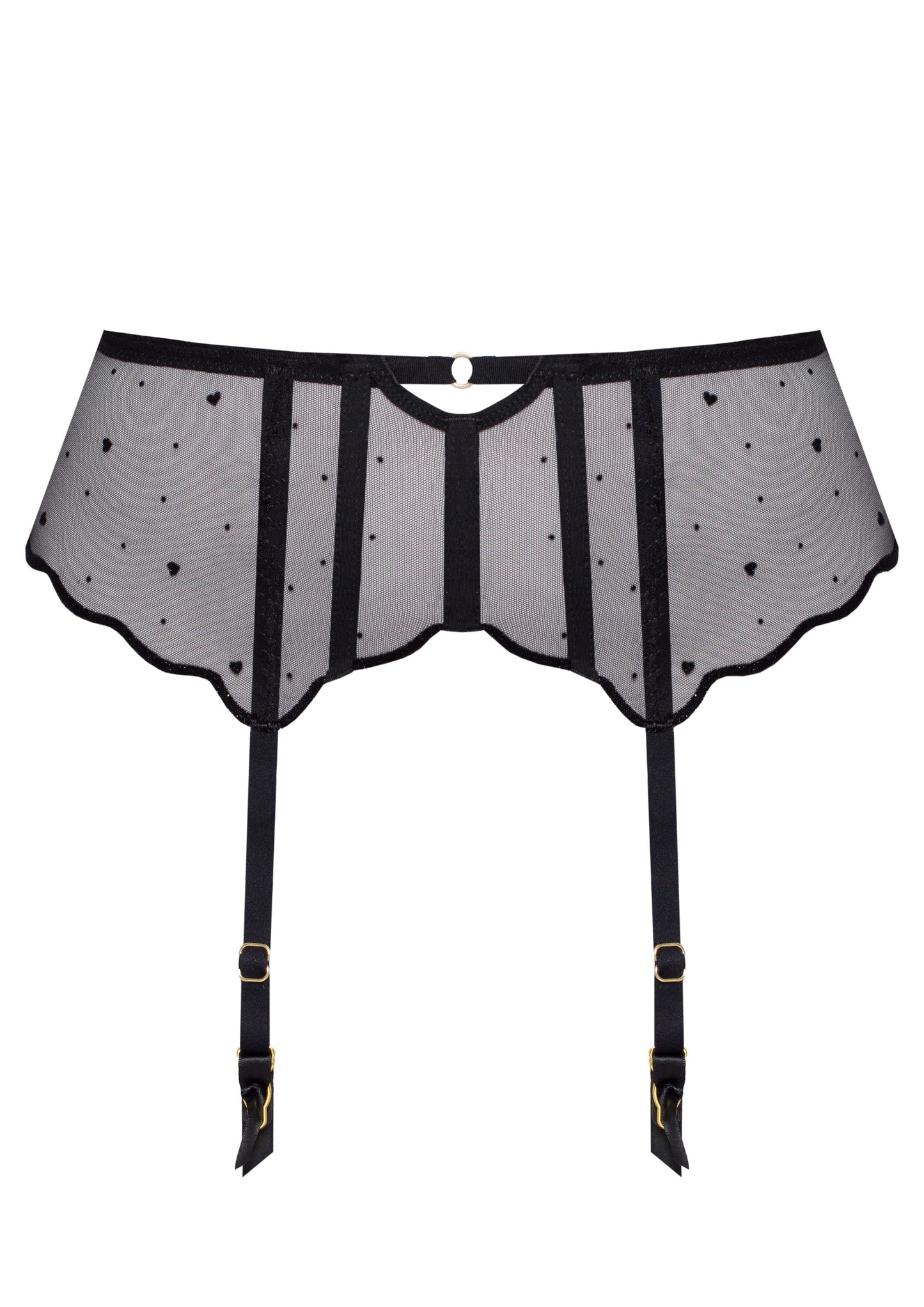 Melania Garter Belt - Black