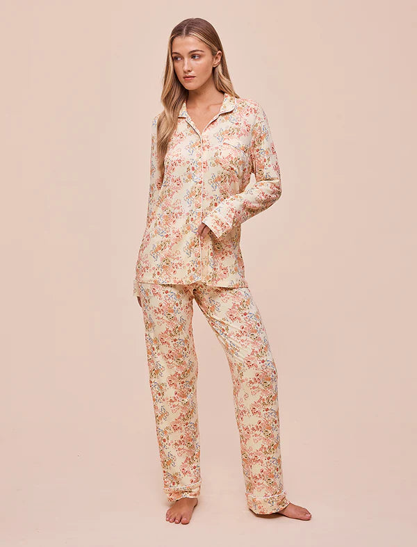 Kate Modal PJ Set - Molly Lemon Cream