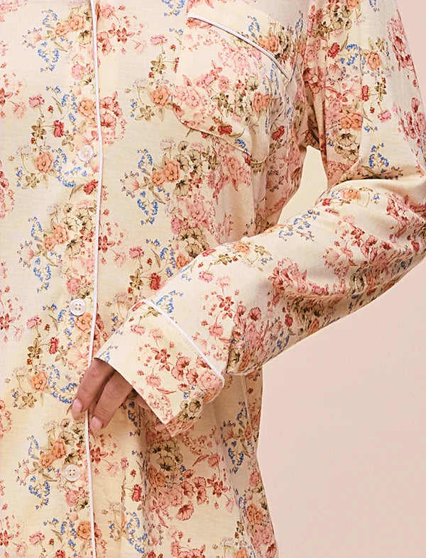 Kate Modal PJ Set - Molly Lemon Cream