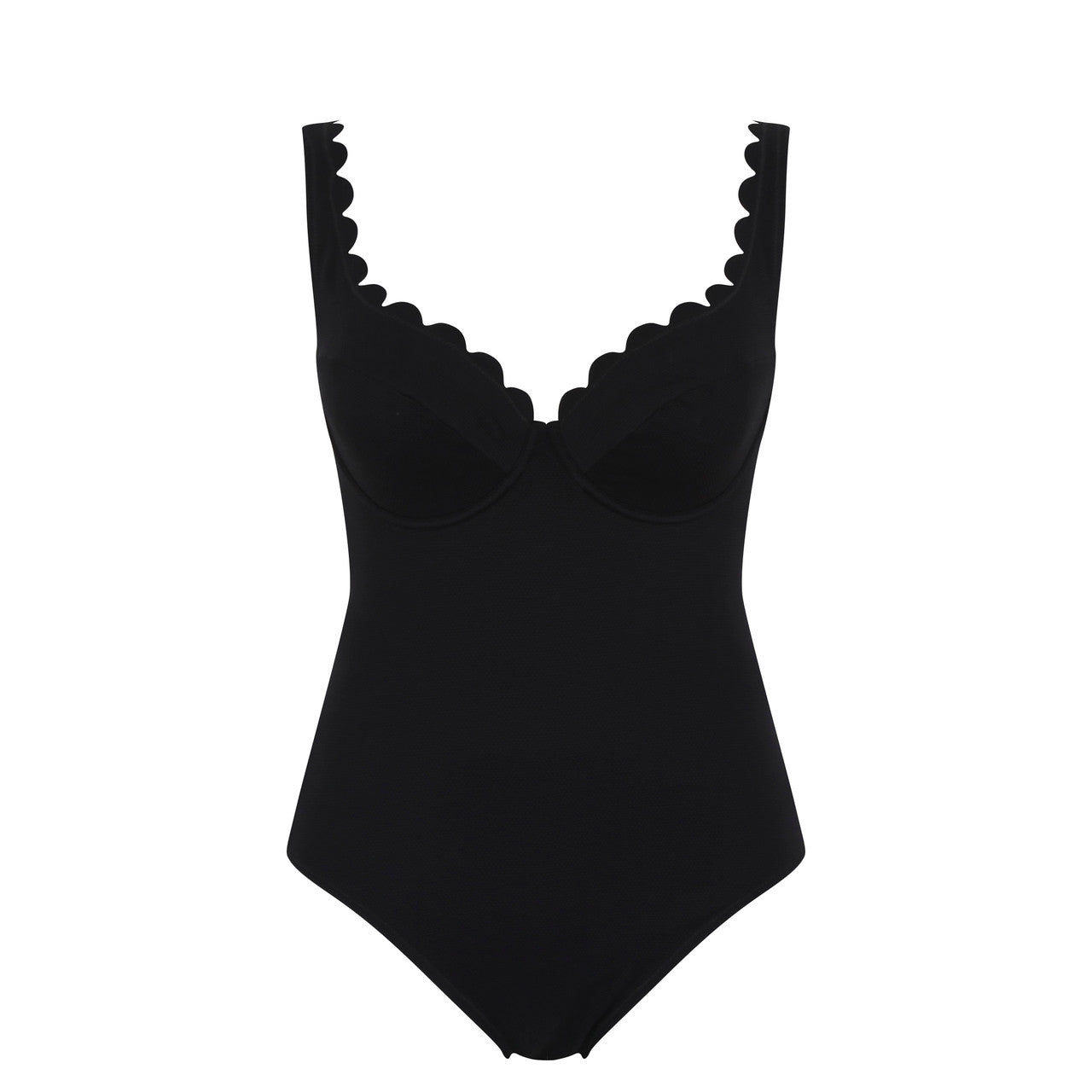 Rita Plunge Swimsuit - Black