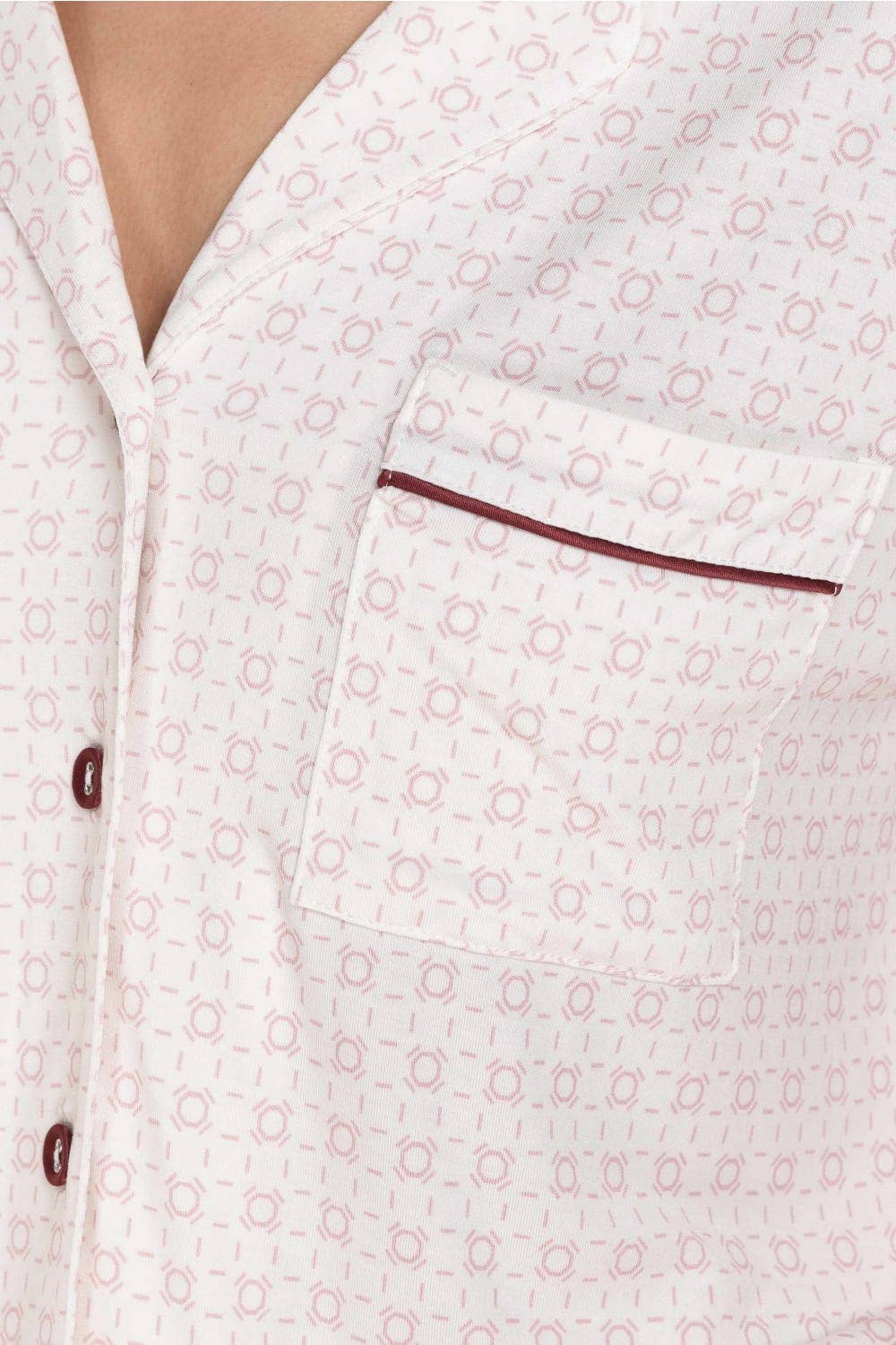 Bamboo Pyjama Set - Penelope Geo Pink
