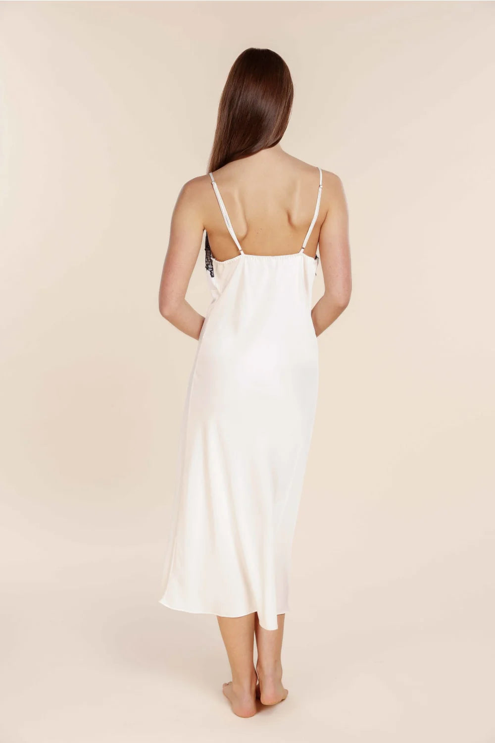 Long Lace Slip - Magnolia Ivory