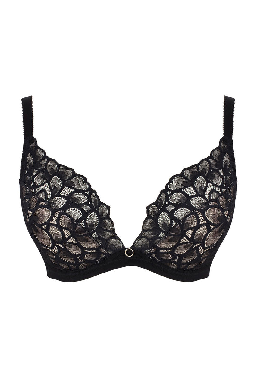 Allure Demi Plunge Bra - Black