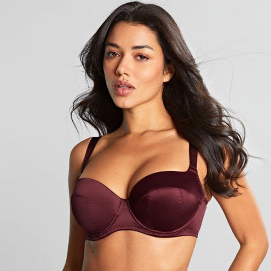 Grace Balcony UW Bra - Bordeaux Red