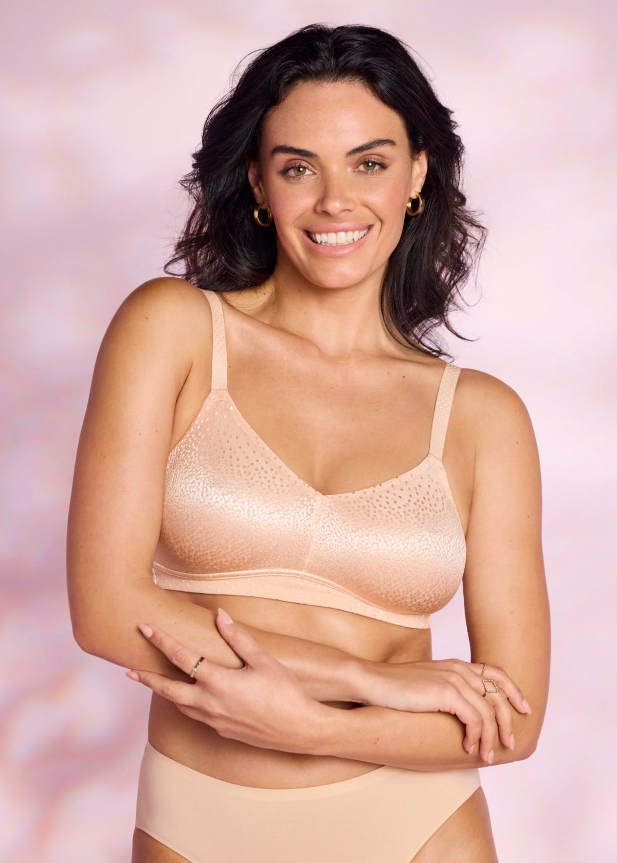 Back Appeal Wirefree Bra - Rose Dust