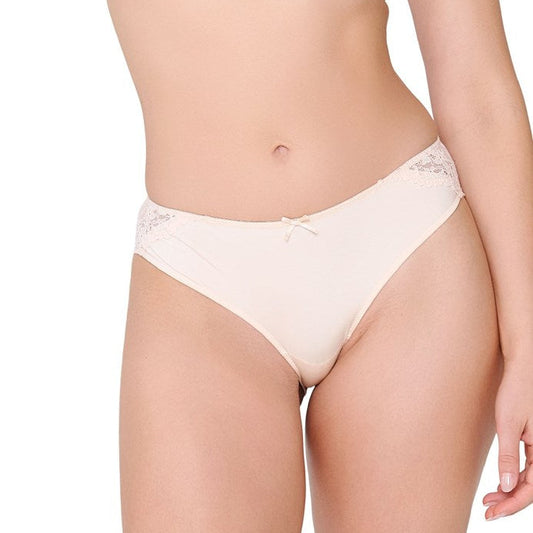 Daily Lace Brief - Apricot