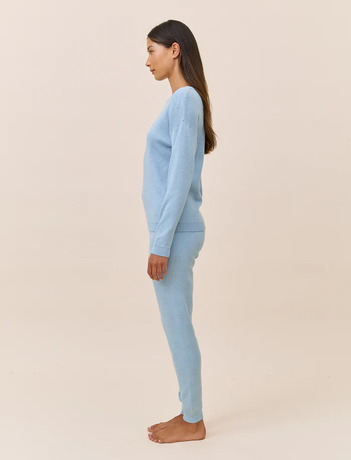 Cosy Pointelle Long Sleeve Top & Jogger PJ Set