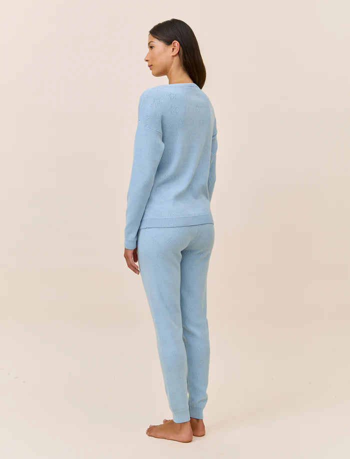 Cosy Pointelle Long Sleeve Top & Jogger PJ Set