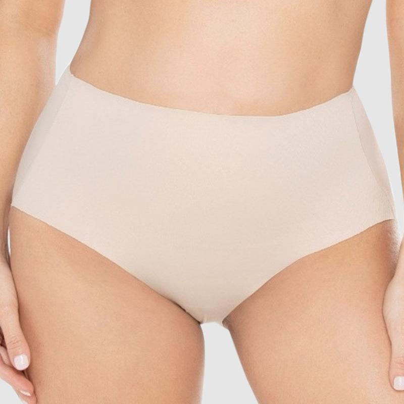 High Waist Light Shaping Brief - Nude