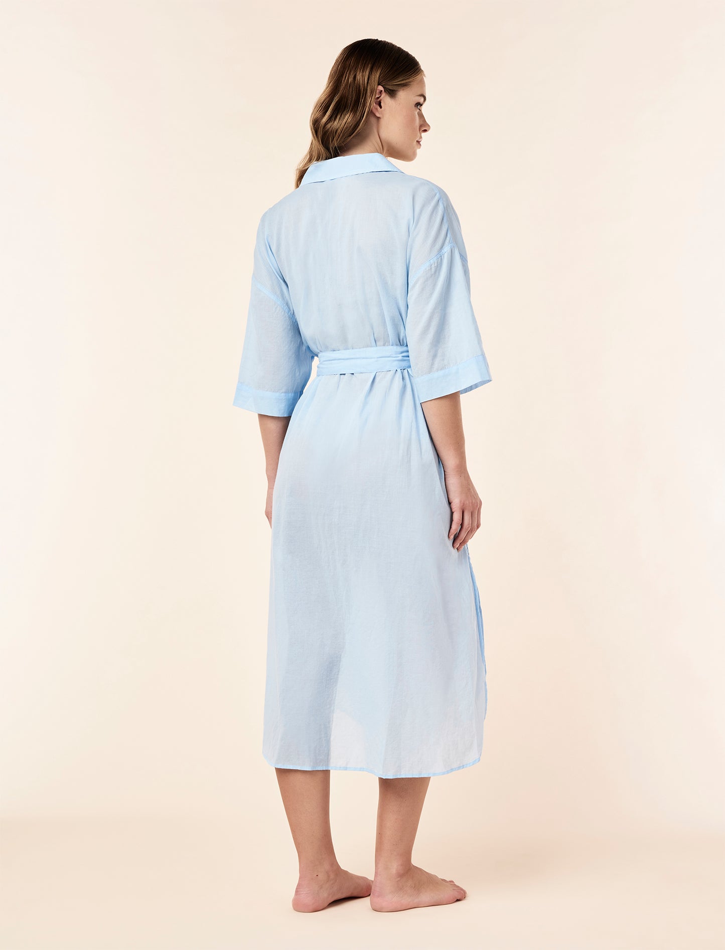 Nicola Relaxed Maxi Nightshirt - Clear Sky