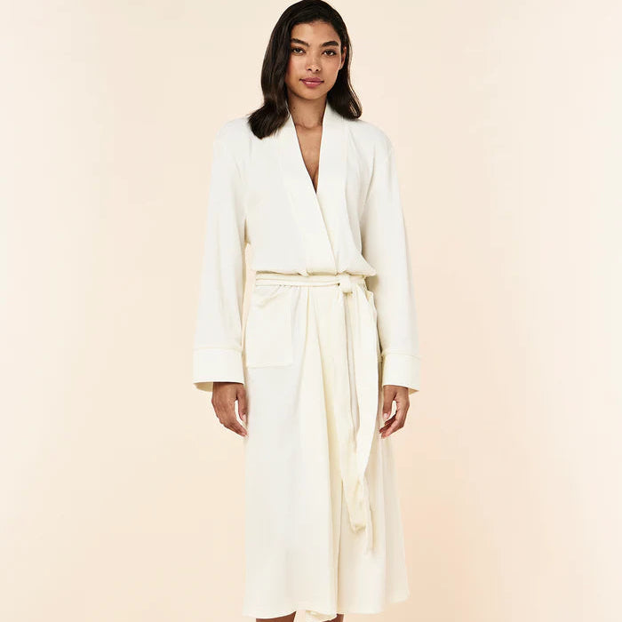 Claire Soft Cotton Waffle Robe